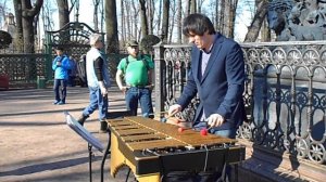 Ксилофон в Летнем саду СПб
