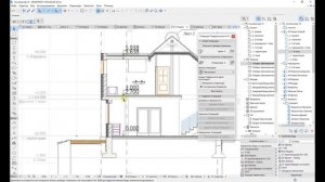 Часть 24. Редактирование разреза в ArchiCad.