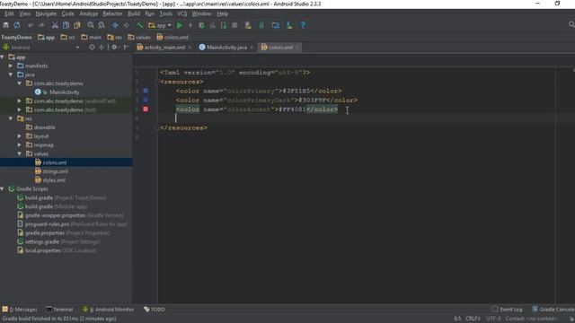 Create custom Toast Messages using Toasty Library смотреть онлайн