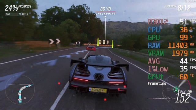 AMD Radeon RX 560 -- Intel Core i3-10100F -- Forza Horizon 4 Benchmark смотреть онлайн