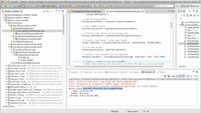 Using the Alfresco API, Part 3: Creating Folders, Documents, Ratings, & Comments смотреть онлайн