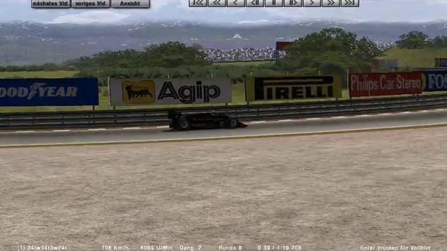 rfactor: Ayrton Senna in Lotus 97T at Estoril смотреть онлайн
