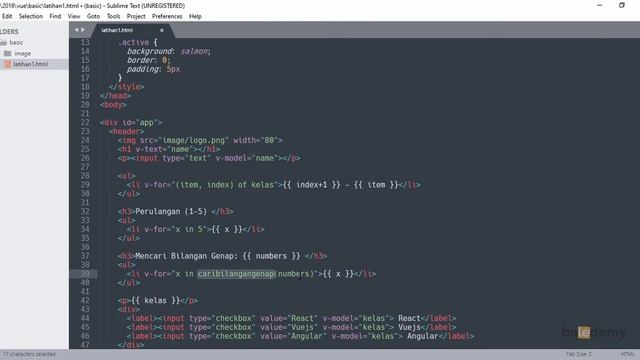 Belajar Vue.js - #25 Latihan Directive vfor смотреть онлайн