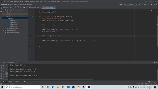 #12 كورس جافا عربي شامل | تطبيق 4 : عملية حسابية باستخدام الأس في جافا | Pow ( ) and Math In Java смотреть онлайн