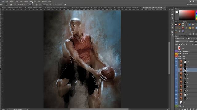 PaintArt - Photoshop Action Tutorial смотреть онлайн