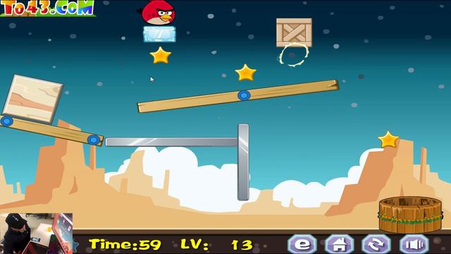 Angry Birds Take A Shower - KICK PIGGIES TO SPIKE AND TAKE SHOWER FOR STELLA! смотреть онлайн