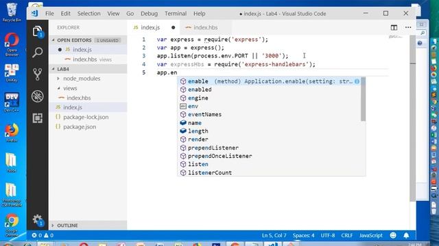 NodeJS - Video9 - Lab4.2 - Sử dụng Express Handlebars để Render view смотреть онлайн