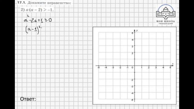 Задачи 17.1 17.2 Алгебра 9 класс (углубленный), учебник Мерзляк А.Г. смотреть онлайн
