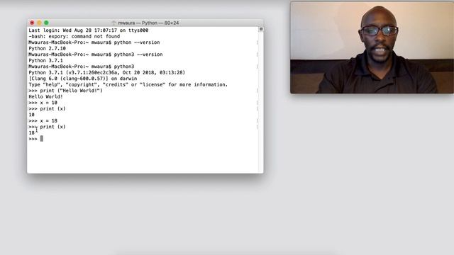 DS101: Coding Python on the Terminal (Shell) смотреть онлайн