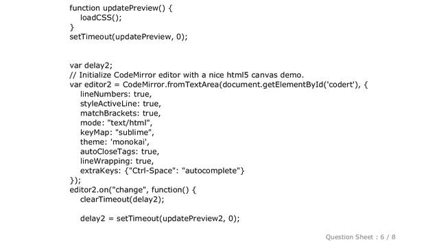 HTML : How to enable code hinting using codemirror? смотреть онлайн