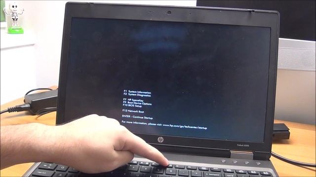 How to enter the BIOS on a HP ProBook laptop - The easy way! смотреть онлайн