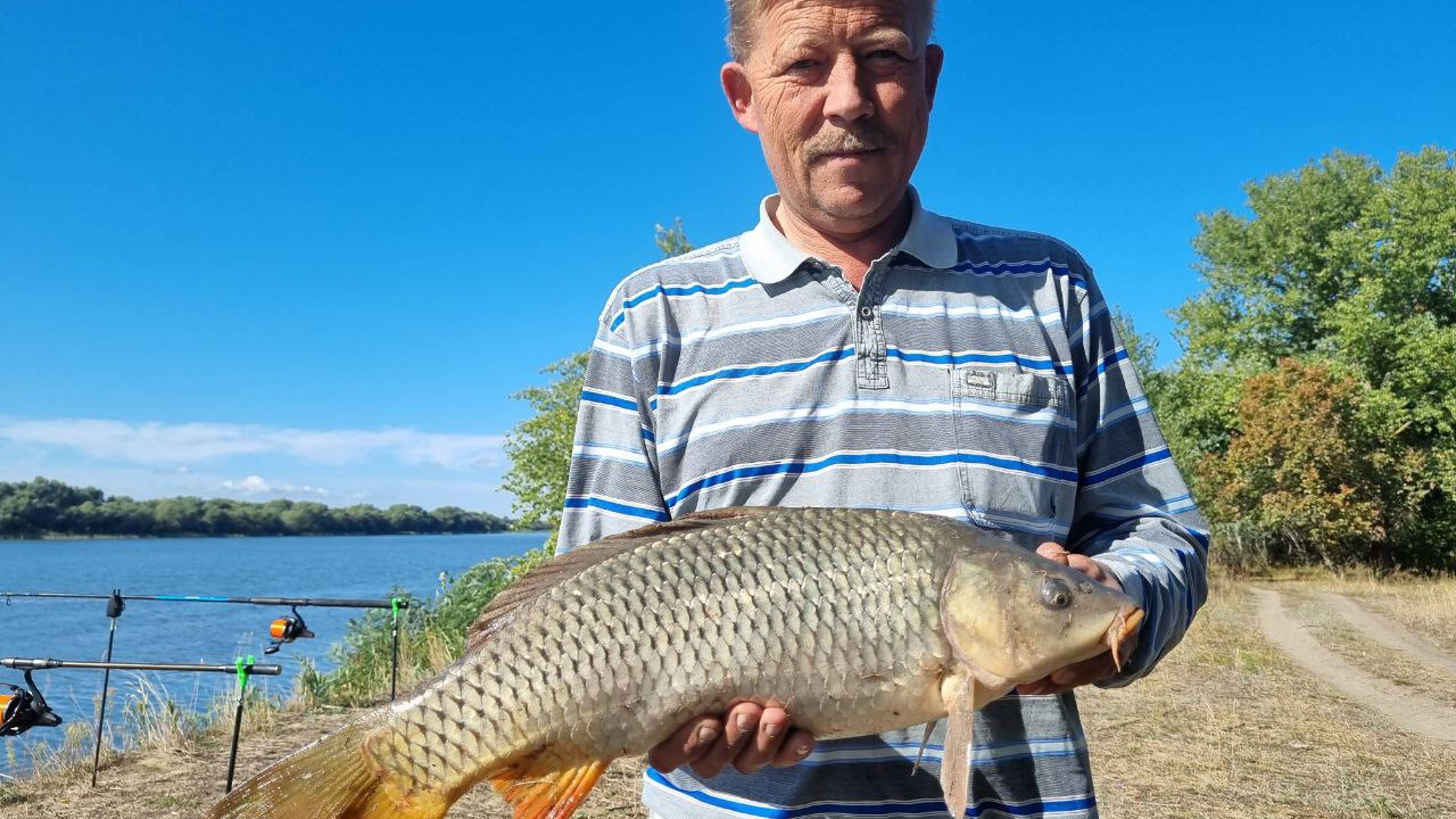 Ловля сазана на Дону осенью.