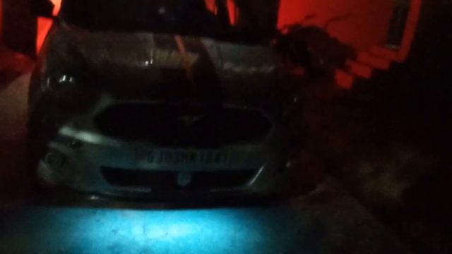 Modified Ford Aspire with Bumper Diffuser, under body glow lights, android player & ambient lights смотреть онлайн