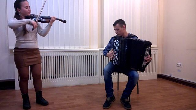 Richard Galliano. Tango pour Claude. Performed by Con Amore duo (Violin and Accordion) смотреть онлайн
