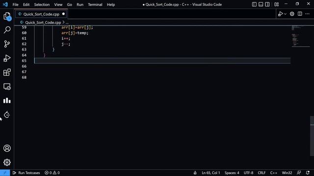 Quick Sort Program in C++ || Quick Sort Algorithm | Sorting Algorithm | Interview Problem смотреть онлайн