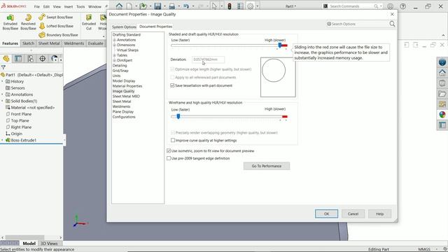 How to increase edge sharpness or image quality in Solidworks смотреть онлайн