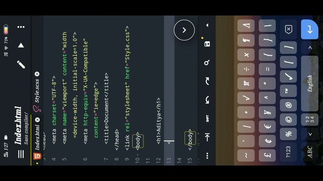 Install And Run Live sass compiler convert sass to css android phone In Acode editor #sass #scss смотреть онлайн