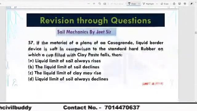 #02 Soil Mechanics by Jeet Sir || Revision Through Questions || Lecture 02 || RSMSSB JE || SSC JE смотреть онлайн