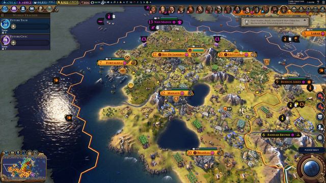 Let's Play... Sid Meier's Civilization VI Series 11 Ep. 45 смотреть онлайн