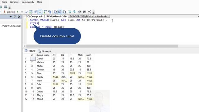 sql tutorial for beginners: add new column to sum columns and solve problem sum give null values смотреть онлайн
