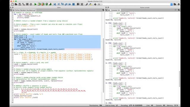 Python Simulate Randomness - Numbers, Choices, Samples смотреть онлайн