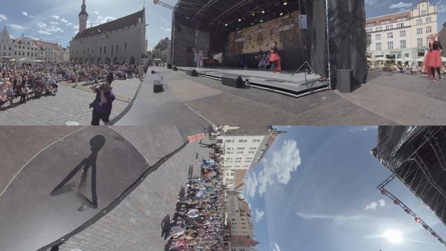 Дни Старого города в Таллинне 2019 РАТУШНАЯ ПЛОЩАДЬ видео 360° 8K смотреть онлайн