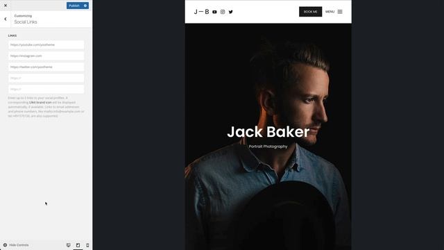Adding the Social Icons on Mobile | YOOtheme Documentation (WordPress) смотреть онлайн