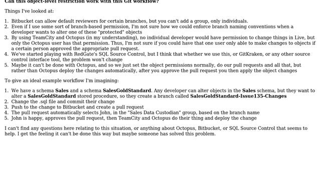 How to have SQL Server with Git, TeamCity and Octopus auto-deployment work with schema-level... смотреть онлайн