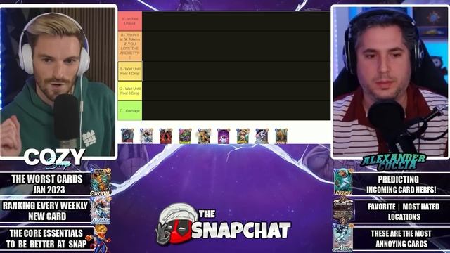 These are the WORST Cards in Marvel Snap | Essentials Tips For Rank Climbing | The Snap Chat Ep. 13 смотреть онлайн