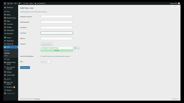 ID & Password Creat in Wordpress User Creat смотреть онлайн