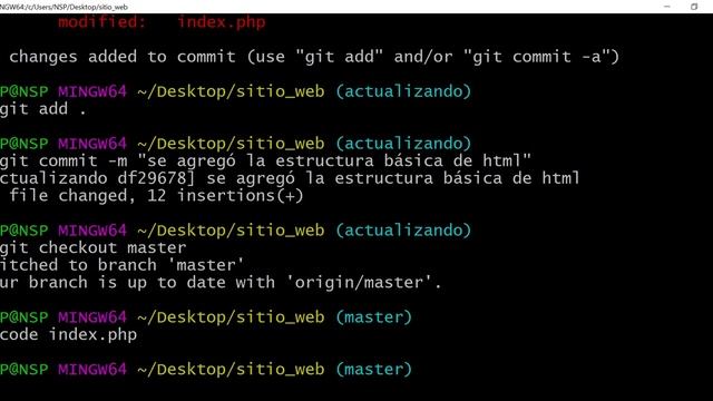 14. Git desde Cero - Resolviendo conflictos por consola смотреть онлайн