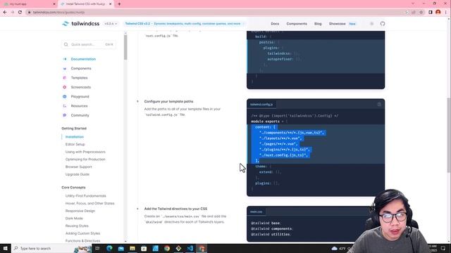 How to install Tailwind in NuxtJS for Beginners from Scratch смотреть онлайн