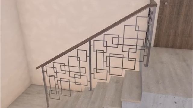 Лестничное ограждение "Верея" смотреть онлайн