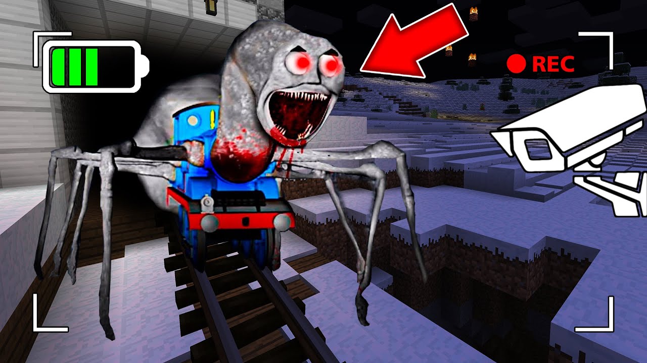 Слежу за ПРОКЛЯТЫЙ ПАРОВОЗИК ТОМАС через камеру в МАЙНКРАФТ ! CURSED THOMAS.EXE MINECRAFT смотреть онлайн