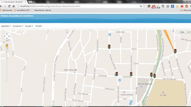 vista: Accidente - aglomeración - mapa смотреть онлайн