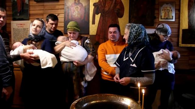 Крещение Полины г. Зарайск смотреть онлайн