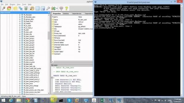 Import Data with unicode UTF8 To PostgreSQL