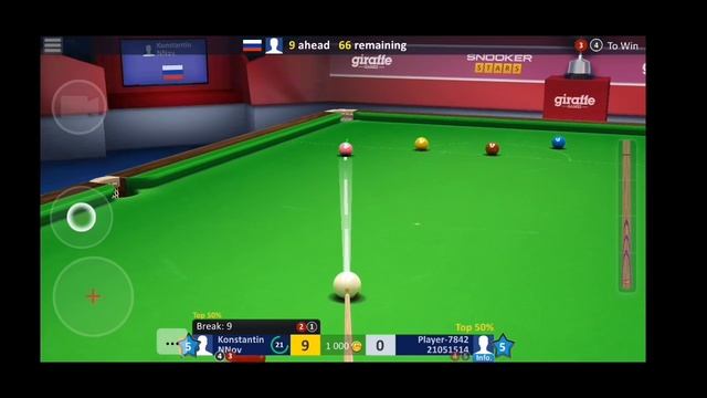 Snooker Stars играем в снукер смотреть онлайн