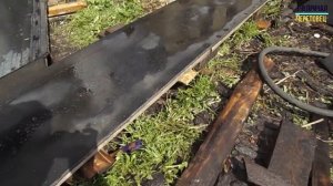 #Дачная #дорожка из #транспортёрной, #конвейерной ленты