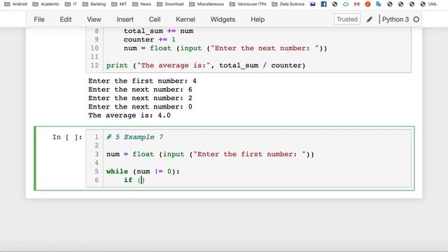 5 Example 7 - Fundamentals of Software Development with Python смотреть онлайн