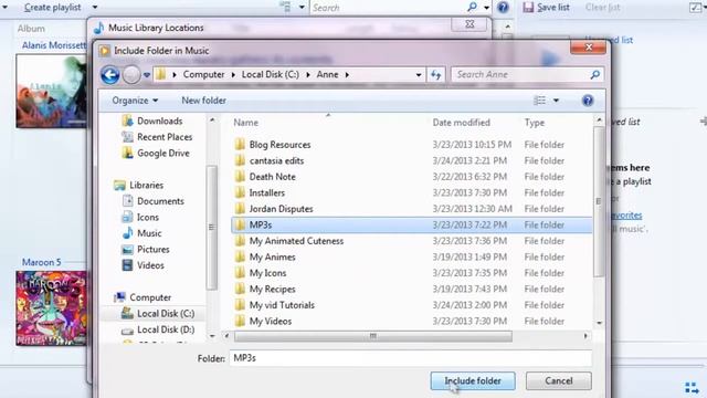 Windows7_How to Add Folder in Windows Media Player смотреть онлайн