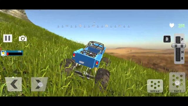 4x4 Offroad Jeep Driver Simulator - SUV Pickup Truck Hill Driving Mountain смотреть онлайн