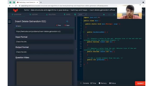Insert Delete Getrandom O(1) || Leetcode смотреть онлайн