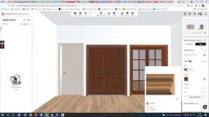 Замена дверного наличника в Homestyler (Хоумстайлер)