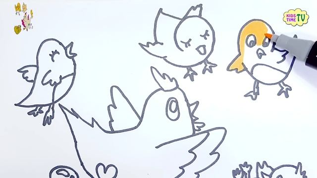 Animals Coloring Viedo Pages ? Learn colors Animals Names & Sounds How to draw animal farm for Kids смотреть онлайн