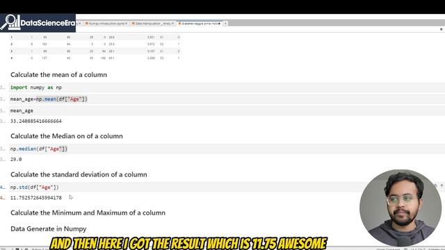 04. Mastering NumPy: Basic Statistics and Data Generation" смотреть онлайн