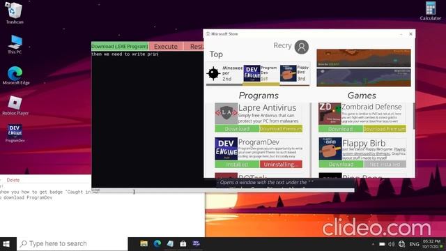 how to get badge "Caught in 4K" in Windows 10 OS [Roblox] смотреть онлайн