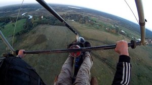 Полёт на дельталёте над Тригорское, Пушкинские Горы