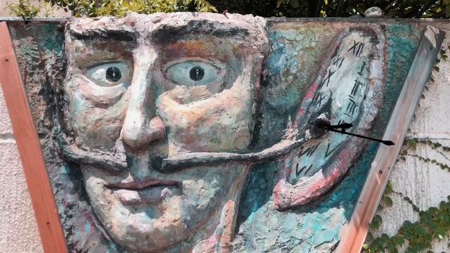 Portrait of Salvador Dali, bas-relief