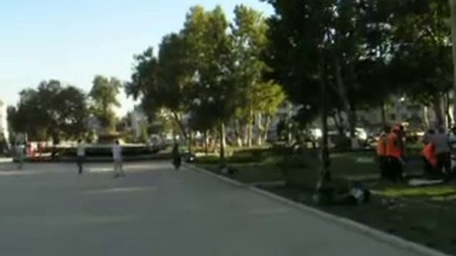 Строительные работы у пам. Пушкину, Ташкент 2015г. P1010014 смотреть онлайн